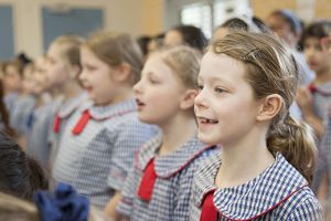 St Pius Catholic Primary School Enmore - students singing